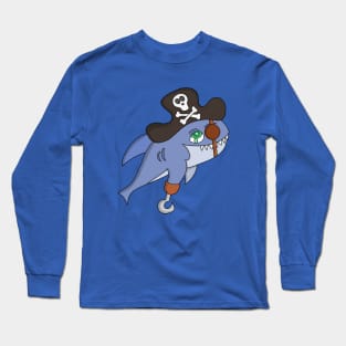 Pirate Shark Long Sleeve T-Shirt